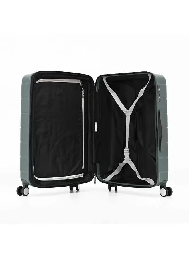 CALVIN KLEIN  Calvin Klein Palisades 3-Piece Hardsided Luggage Set on Wheels for Unisex | Ultra Lightweight ABS with Spinner Wheels 4 Color Sage  | Best Price UAE